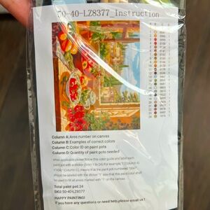 🆕 Fruits Paint by Numbers Kit